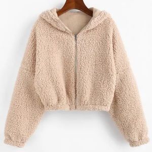 Zaful Reversible Teddy Coat